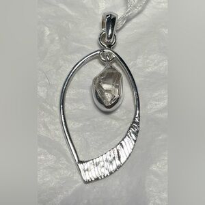 Herkimer diamond pendant